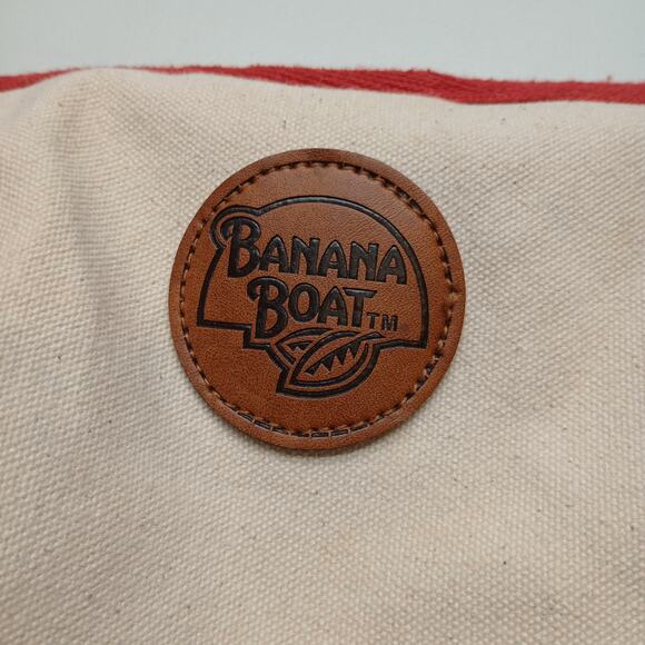 Banana Boat Heavy Canvas Tote Utility Bag Coastal Travel Bag - Picture 2 of 8